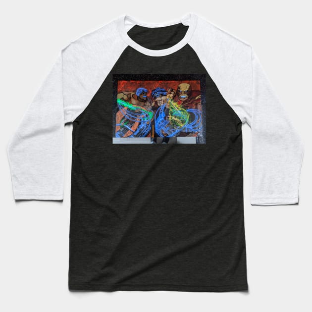 Attacking the Titans Baseball T-Shirt by ABO